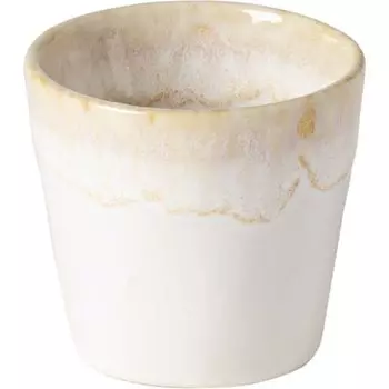 Costa Nova LSC061W Free Cup, S, Espresso, Approx. 3.4 fl oz (90 ml), Grespresso, White, Dishwasher Safe, Microwave Safe