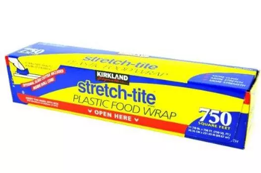 Costco Costco KIRKLAND Stretch Tight Hood Wrap с резаком x 1 [Kirkland 30,16 см 231,03 м кусок] [Товар]