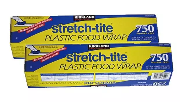 Costco KIRKLAND Kirkland Signature Food Wrap 231m Набор из 2 штук Прозрачный чистый