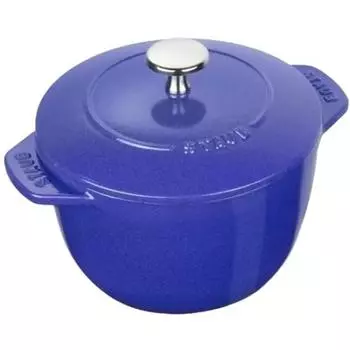 Costco Staub La Cocotte DE GOHAN 20cm Blueberry Staub Rice Cocotte 20cm Blueberry Pot Winter Party Christmas Gathering Warm Daily Necessities синий