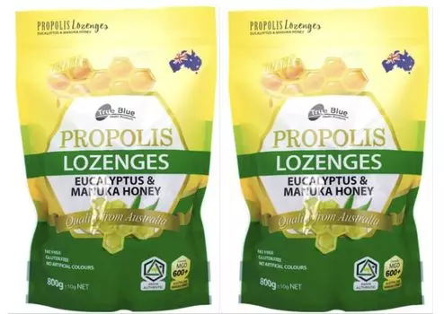 Costco True Blue Propolis Eucalyptus Manuka Honey Throat Loose MGO 800 г x 2 пакета и 600+