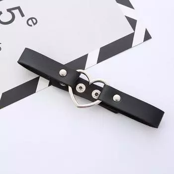 Costume With Mask Cat And Rabbit Designs Leather Material For Halloween Cosplay Heart Necklace