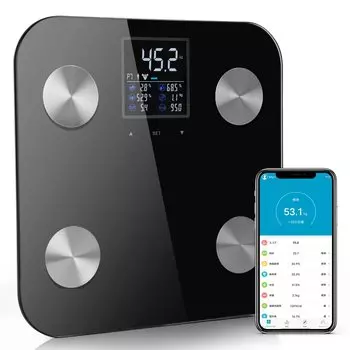 CosySun Вес Состав тела Состав тела Смартфон Bluetooth Высокий Температурный Мультиномиальный Здоровье Японское Ожирение До Японской Инструкции