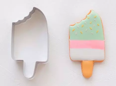 котта котта морская форма для печенья леденец серебристый Ш40 х В87мм 93715 серебряный