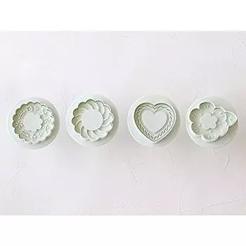 cotta jam cookie mold and (flower heart)