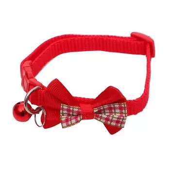 Cotton Cat Collar Puppy Bow Tie Kitten Safety Buckle Collar Adjustable Quick Release Pet Supplies Dog Collar Cat Accessories