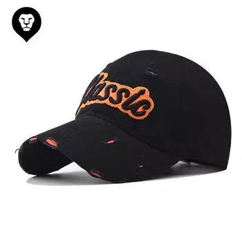 Cotton CLASSIC large letter embroidered baseball cap for men and women spring, summer and autumn simple and versatile sunshade cap Adjustable