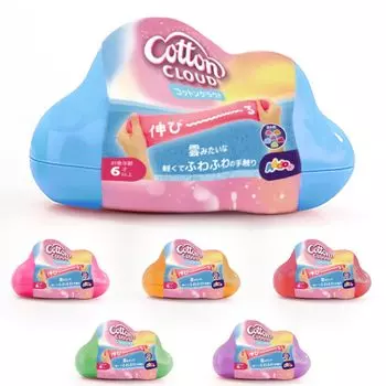 Cotton Cloud Fluffy 1 6 цветов соответствуют японской версии упаковки. Оригинальный продукт, глина, шт., (цвета тебя) 318-26104-J
