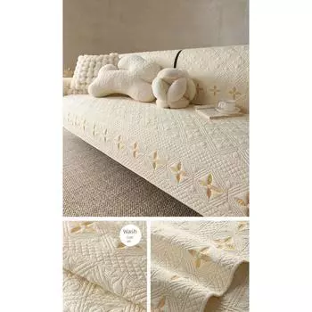 Cotton Cream Style New Arrival Sofa Cushion Modern Minimalist Sofa Cover Slipcover Non Slip All Year Round General Fabrics Cushion Cotton-Beige 45*45cm pillow case