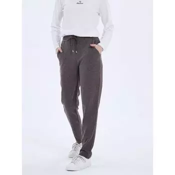 Cotton Elastic High Waist Pocket European and American Couple Casual Pants Gray Brown M