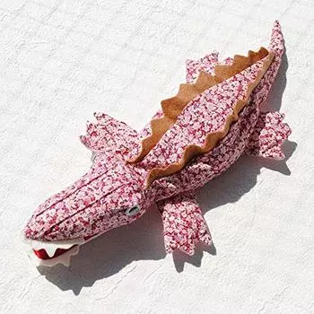 Cotton Fabric Stuffed Animal Craft Exhausted Small Flower Pattern Handmade Craft For Handmade Kit 1003057 [Animal Club] Kit, Animal, Crocodile,