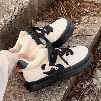 Cotton high-value niche white shoes women s 2025 new autumn fashion foreign casual board shoes 35 хаки