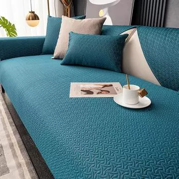 Хлопковый жаккардовый диванный коврик Г-образный чехол для дивана угловая подушка чехол для дивана нескользящий коврик для домашних животных детский диван одеяло для гостиной 45cm pillowcase 1pcs оранжевый