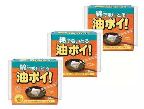 Cotton Labo Oil 30 sachets sachets x 3 Oil treatment waste oil easy Poi! (10 pieces) [Bulk purchase] белый