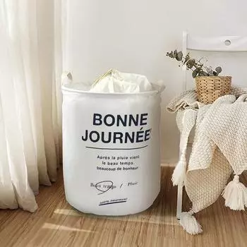 Cotton Linen Laundry Basket Clothes Toy Storage Hamper Simple Foldable Storage Organizer Bin Protable Laundry Baskets Bathroom