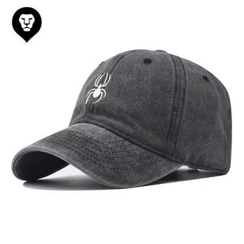 Cotton personalized spider embroidery baseball cap spring new personalized embroidery cap Adjustable