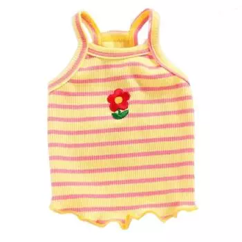 Cotton Pet Princess Dresses Cute Dog Vest Pet Supplies Pet Clothes for Puppy Kittens L