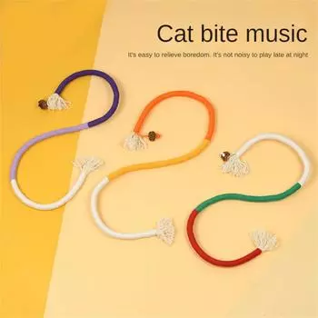 Cotton Rope Cat Scratcher Rope Bite-resistant Chewing Toy Paw Claw Furniture Protector Scratching Toys Puzzle Cat Accessories