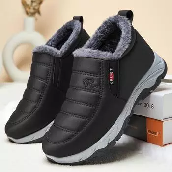 Cotton shoes women s winter new shoes women s couples walking shoes piled and thickened men s and women s snow boots of the same style 36