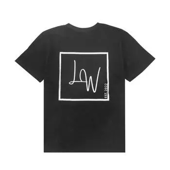 Cotton Short Sleeved Casual Loose Pattern Round Neck Men s T-Shirts Men’s S чёрный