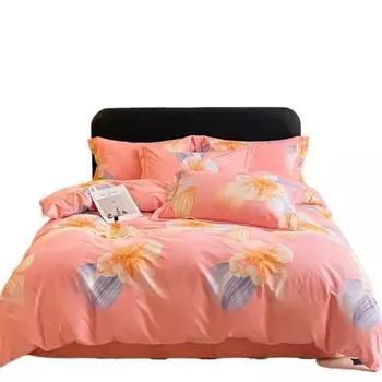 Cotton Single Bed Cover New Active Jet Thickened Lint Series Quilt Cover 160x210 180x220 220x240 Printed Skin Friendly Bedding 160x210cm 1pcs