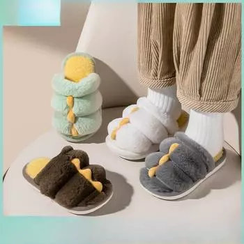 Cotton Slippers Girls Cute Cartoon Slippers Autumn and Winter 30