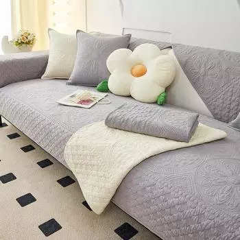 Подушка для дивана из хлопка Four Seasons General, противоскользящая подушка из хлопка, новый простой чехол для дивана, тканевое полотенце. 70*70cm