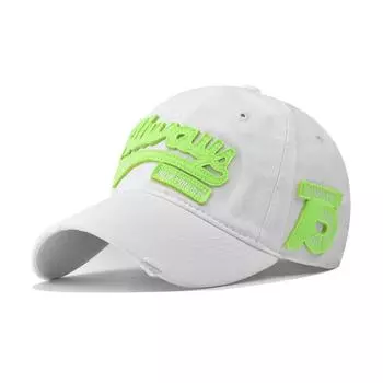 Cotton Streetwear Baseball Hat With Letter Embroidery For Casual And Use Outdoor