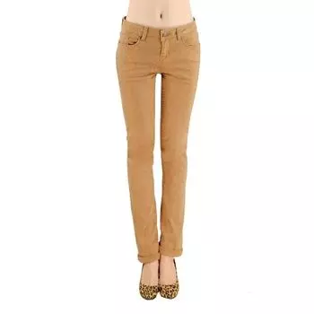 Cotton Stretch Print Pencil Pants Casual Pants New Spring European and American Women s Clothing Mid-Waist Five Bag Models Trousers Yellow flower color 40 yards
