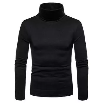 Cotton Thermal Mens Turtle Neck Skivvy Turtleneck Sweaters Stretch Shirt Tops M