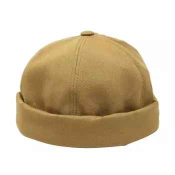 Cotton Twill Fisherman Roll No Brim All Year All Seasons [Fabulous] Cap, Cap, Cap, Round,