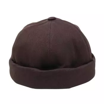Cotton Twill Fisherman Roll No Brim All Year All Seasons [Fabulous] Cap, Cap, Cap, Round,
