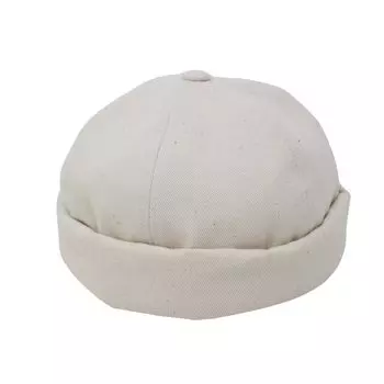Cotton Twill Fisherman Roll No Brim All Year All Seasons [Fabulous] Cap, Cap, Cap, Round,