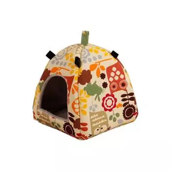 Cotton Winter Bird Hanging Cage Warm Parrot Cage Tent House Shape Hamster Warm Nest Spring L-E