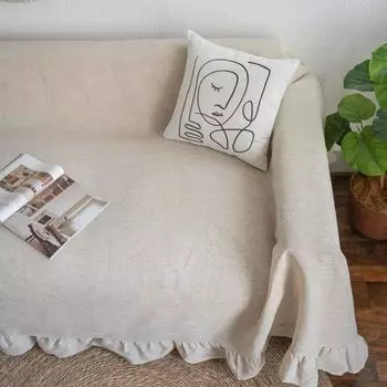 Чехол для дивана из терилена и хлопка для гостиной, чехлы для дивана, чехлы для домашних животных, многоцелевые, очень большие, декоративные, для мебели 100x160