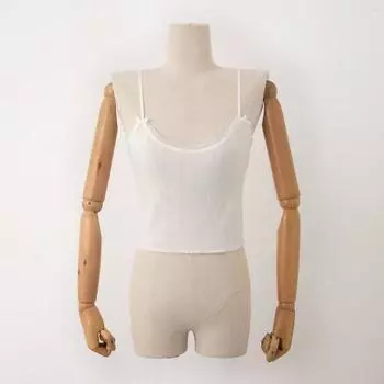 Coucou White Slightly Transparent Sexy Gyaru Cami Women Summer Hollow Jacquard Lace Short Jacket White S