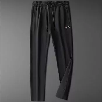 Counter Cut Label Original Order European and American Large Sizes Availiable Sports Pants 9608 black [Straight-leg]] XL [55.00 kg-65.00 kg]]