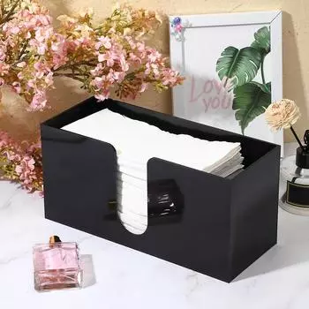 Countertop Paper Towel Dispenser Acrylic Paper Towel Holder Folded Napkin Dispenser Tissue Dispenser for for Kitchen Bathroom чистый