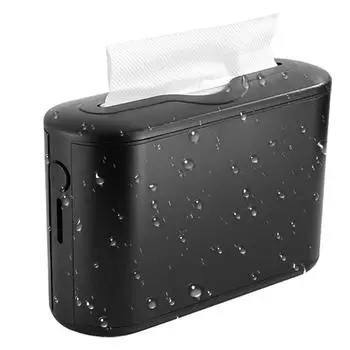 Countertop Paper Towel Dispenser Multifold Paper Towel Holder Facial Napkin Holder Napkin Organizer for Kitchen Bathroom чёрный