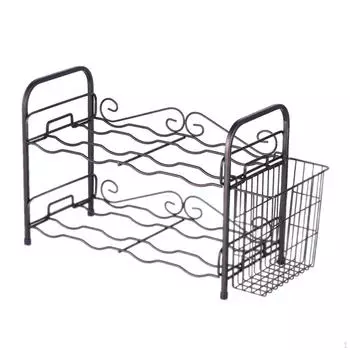 Countertop Wine Bottle Holder Creative Stand Home Decor Modern Gifts Standing for Party