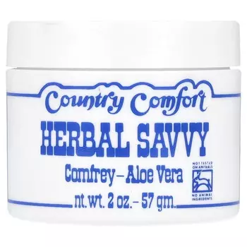 Country Comfort, Herbal Sebi, окопник-алоэ вера, 2 унции (57 г)