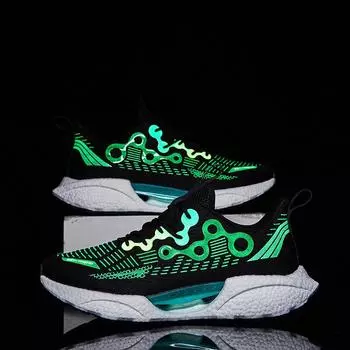 Couple foreign trade large size ultra-light summer thick-soled breathable versatile casual dad shoes fly-woven sports shoes coconut shoes men 36 чёрный