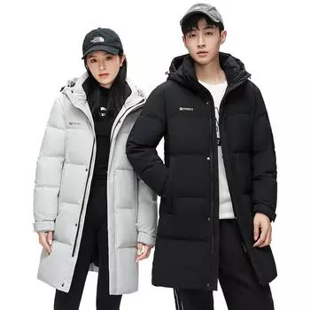Couple s High-fill Extreme Cold Down Jacket Winter New Men s and Women s Same Style Thickened Outdoor Down Jacket M белый