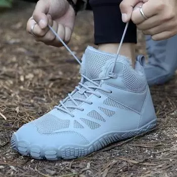 Couple s new lightweight cold-proof thickened velvet cotton shoes men s outdoor warm high-top non-slip snow boots 36