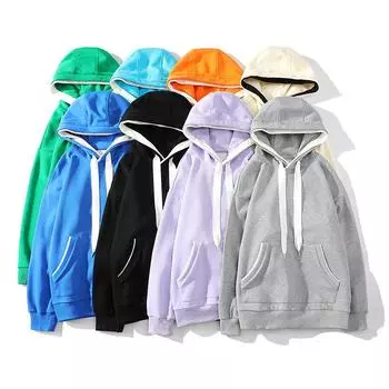 Парная одежда весна-осень с капюшоном и длинными рукавами, повседневная мода, универсальная трендовая поддельная двухкомпонентная куртка для мужчин M