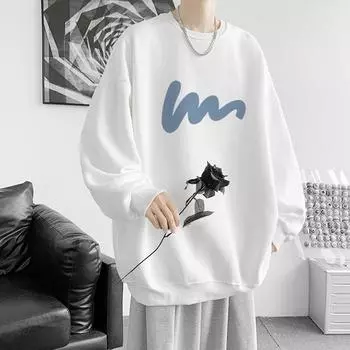 Парная одежда, толстовка, весна и осень, новый тренд, свободная, для мужчин и женщин, универсальная, повседневная, для пар, толстовка, студенческая, топы, куртка S