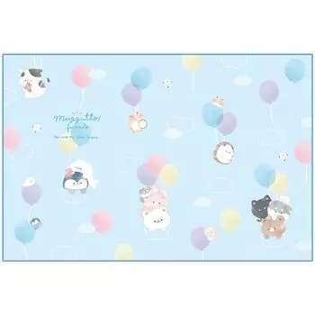 Couria Mugyutto Friends Luncheon Cross Lunch Collection Back to Semester Lunch Mat Lunch Cloth Rectangle 862412