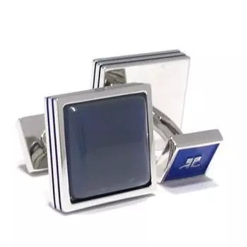 Courreges Andre Courreges Запонки манжеты Запонки Сделано в Японии Официально лицензированный продукт ACC12005 синий