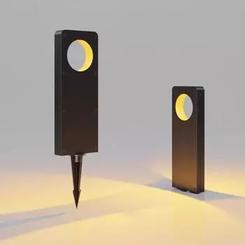 Courtyard Low Voltage Lawn Light Outdoor Waterproof LED Ground Plug Light Villa Flower Park Outdoor Garden Landscape Lawn Light Warm White 3500K