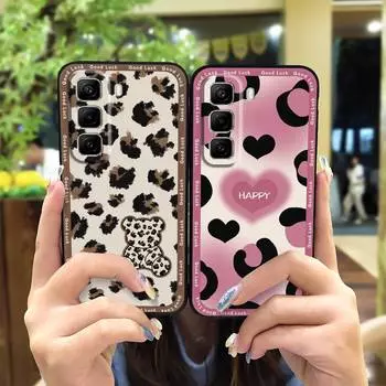 Cover Cute Phone Case For infinix Hot50 4G/X6882 Dirt-resistant Soft case protective Shockproof Cartoon Full wrap TPU infinix Hot50 4G/X6882